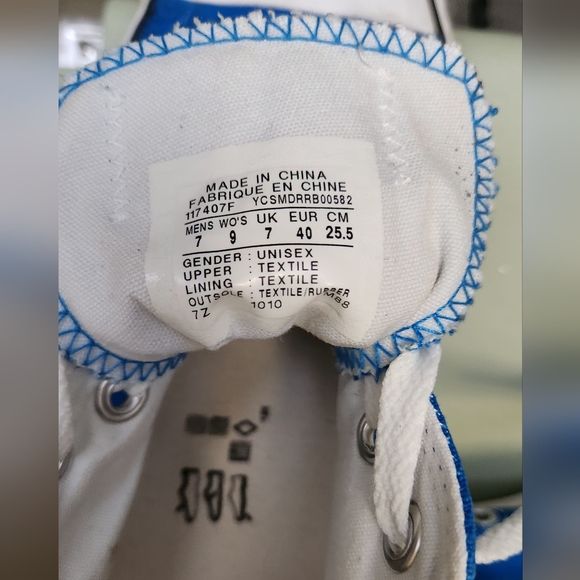 Unisex Converse Womens 9/Mens 7 - Picture 3 of 6